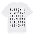 Ruffey-le-Château ordlek t-shirt