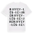 Ruffey-lès-Beaune ordlek t-shirt