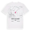 Ruffey-lès-Echirey karta t-shirt