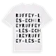Ruffey-lès-Echirey ordlek t-shirt