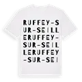 Ruffey-sur-Seille ordlek t-shirt