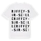 Ruffey-sur-Seille ordlek t-shirt