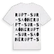 Rupt-sur-Saône ordlek t-shirt