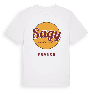 Sagy cirkel t-shirt – ekologisk bomull t-shirt från Pinshirt