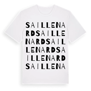 Saillenard ordlek t-shirt – ekologisk bomull t-shirt från Pinshirt