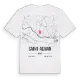 Saint-Agnan karta t-shirt
