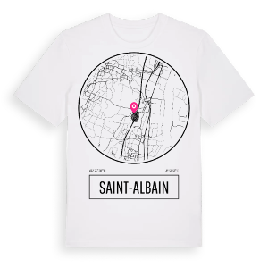 Saint-Albain t-shirt – ekologisk bomull t-shirt från Pinshirt