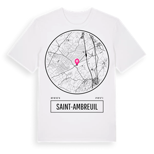 Saint-Ambreuil t-shirt – ekologisk bomull t-shirt från Pinshirt