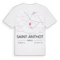 Saint-Anthot karta t-shirt