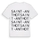 Saint-Anthot ordlek t-shirt