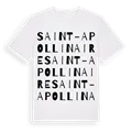 Saint-Apollinaire ordlek t-shirt