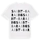 Saint-Baraing ordlek t-shirt