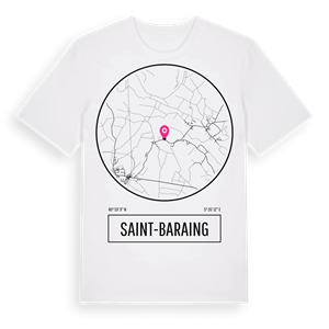 Saint-Baraing t-shirt – ekologisk bomull t-shirt från Pinshirt