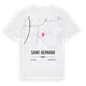 Saint-Bernard karta t-shirt