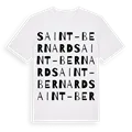Saint-Bernard ordlek t-shirt