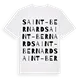 Saint-Bernard ordlek t-shirt