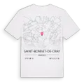 Saint-Bonnet-de-Cray karta t-shirt