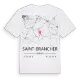 Saint-Brancher karta t-shirt