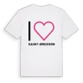 Jag älskar Saint-Bresson t-shirt stort tryck