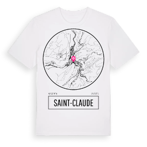 Saint-Claude t-shirt – ekologisk bomull t-shirt från Pinshirt