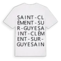 Saint-Clément-sur-Guye ordlek t-shirt