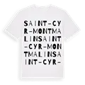 Saint-Cyr-Montmalin ordlek t-shirt