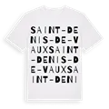 Saint-Denis-de-Vaux ordlek t-shirt