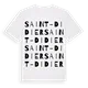 Saint-Didier ordlek t-shirt