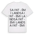 Saint-Émiland ordlek t-shirt