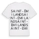 Saint-Émiland ordlek t-shirt