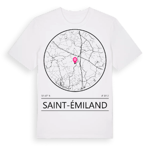 Saint-Émiland t-shirt – ekologisk bomull t-shirt från Pinshirt