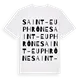 Saint-Euphrône ordlek t-shirt