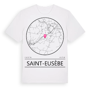 Saint-Eusèbe t-shirt – ekologisk bomull t-shirt från Pinshirt