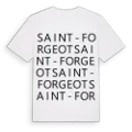 Saint-Forgeot ordlek t-shirt