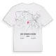 Saint-Germain-de-Modéon karta t-shirt