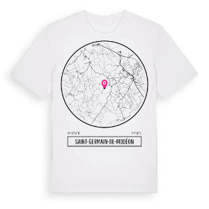 Saint-Germain-de-Modéon t-shirt – ekologisk bomull t-shirt från Pinshirt