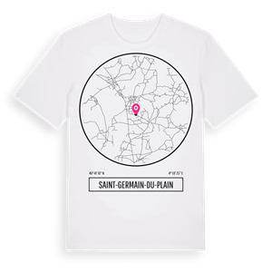 Saint-Germain-du-Plain t-shirt – ekologisk bomull t-shirt från Pinshirt