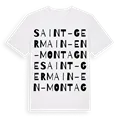 Saint-Germain-en-Montagne ordlek t-shirt