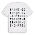 Saint-Germain-le-Châtelet ordlek t-shirt