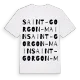 Saint-Gorgon-Main ordlek t-shirt