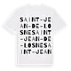 Saint-Jean-de-Losne ordlek t-shirt