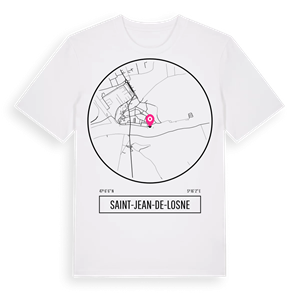 Saint-Jean-de-Losne t-shirt – ekologisk bomull t-shirt från Pinshirt