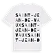 Saint-Jean-de-Vaux ordlek t-shirt