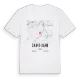 Saint-Juan karta t-shirt