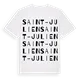 Saint-Julien ordlek t-shirt