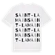 Saint-Lamain ordlek t-shirt