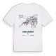 Saint-Laurent karta t-shirt
