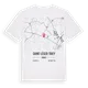 Saint-Léger-Triey karta t-shirt