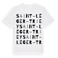 Saint-Léger-Triey ordlek t-shirt