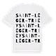 Saint-Léger-Triey ordlek t-shirt